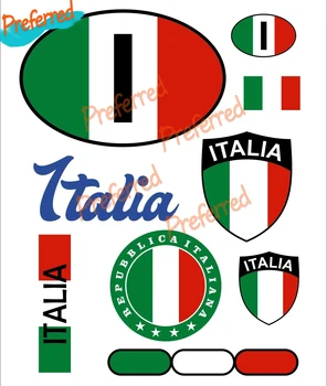 Aprom Itália Adesivo Mapa Folha De Adesivo Bandeira De Carro Aprom Itália Adesivo Mapa Adesivo De Corrida Para Computador Portátil Capacete Tronco De Parede De Vinil Adesivo De Carro