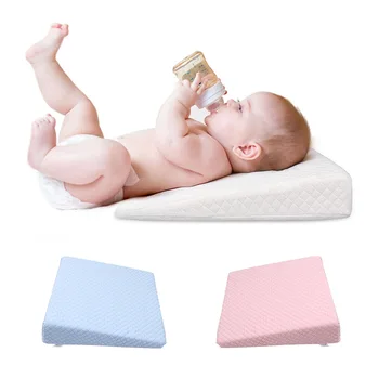 Bebê Cunha Travesseiro Anti-cuspir o Leite Rampa Almofada Antispit Leite Rampa de Almofadas de Amamentação Travesseiro do Lado de Dormir do Lado do Travesseiro Reclinável