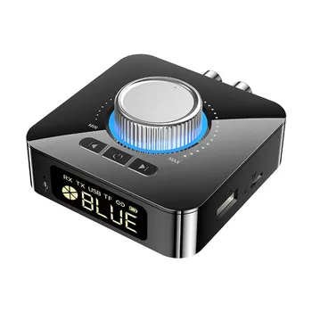 Bluetooth 5.0 Receptor Transmissor sem Fio AUX de 3,5 mm para RCA Adaptador de Áudio hi-fi