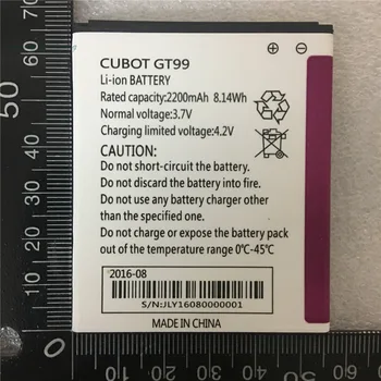 Original bateria de 2200Mah para CUBOT GT99 P5 Samrtphone Em Estoque +número de rastreamento